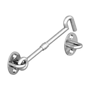 6" cabin hook for gates - galvanised silver