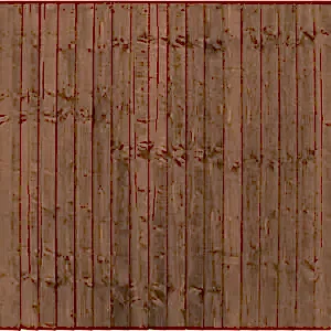 Brown Framed Closeboard Panels