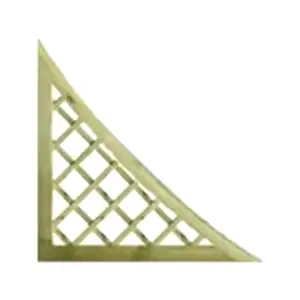 Diamond trellis corner element perfect for finishing touch to a pergola.