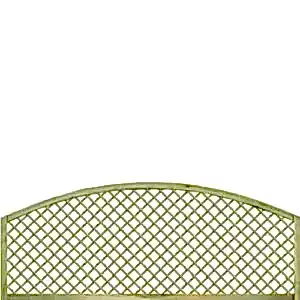 Top diamond trellis topper is a quality lattice panel.