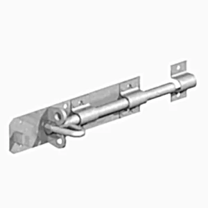 6" Brenton Pad Bolt - galvanised silver