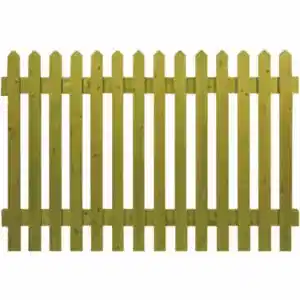 Picket Panel with Pointed Tops