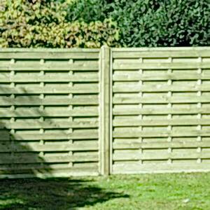 Square Horizontal Fence Panel - SH180