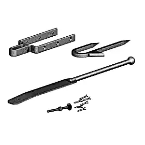 Silver Spring Fastener Set with Staple Catch