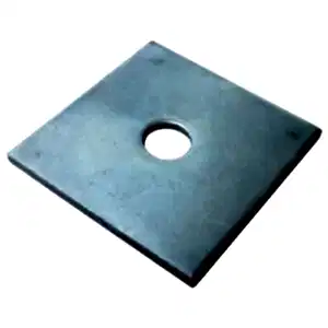 Square washer is perfect for holding a concrete gravel board in place.
