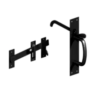 Suffolk Gate Latch - Black