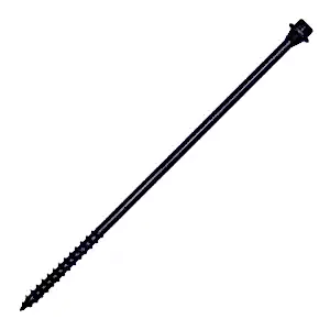 Black Timberlok woodscrew timberlok screws timberlok heavy duty wood screws each