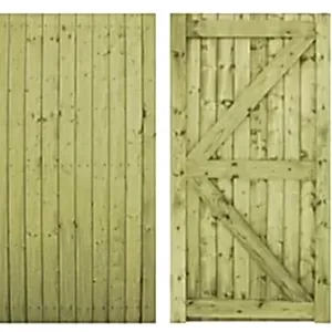 Woodford Tongue & Groove Gate – Pressure Treated Green
