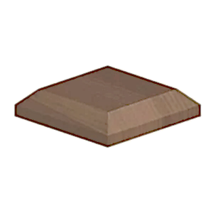 Brown Post Cap