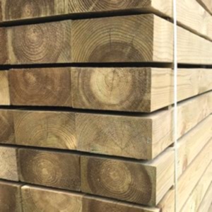 Planed Redwood Sleeper - PS9019024